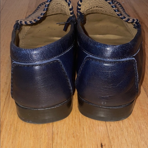 Johnston & Murphy Tan Perforated Loafers - Picture 6 of 9